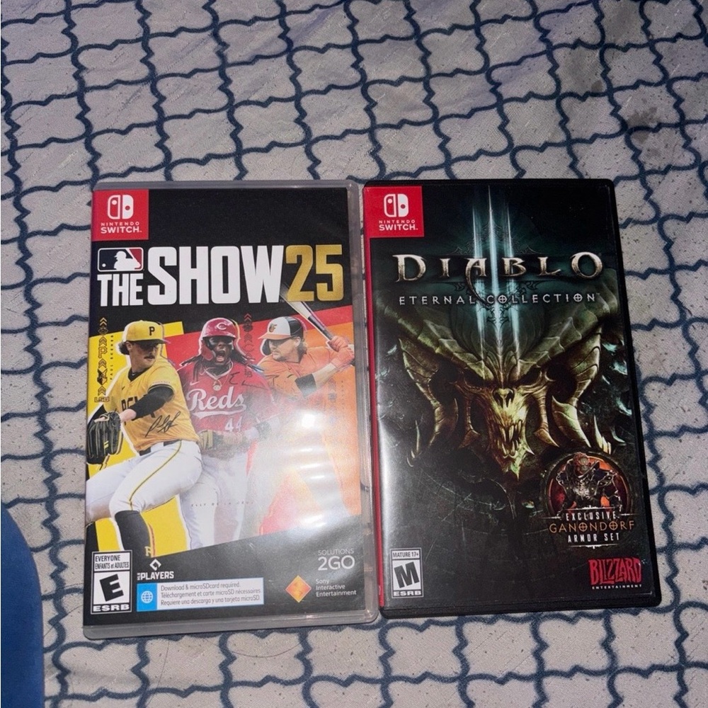 Nintendo Switch The Show 25 and Diablo Eternal Collection